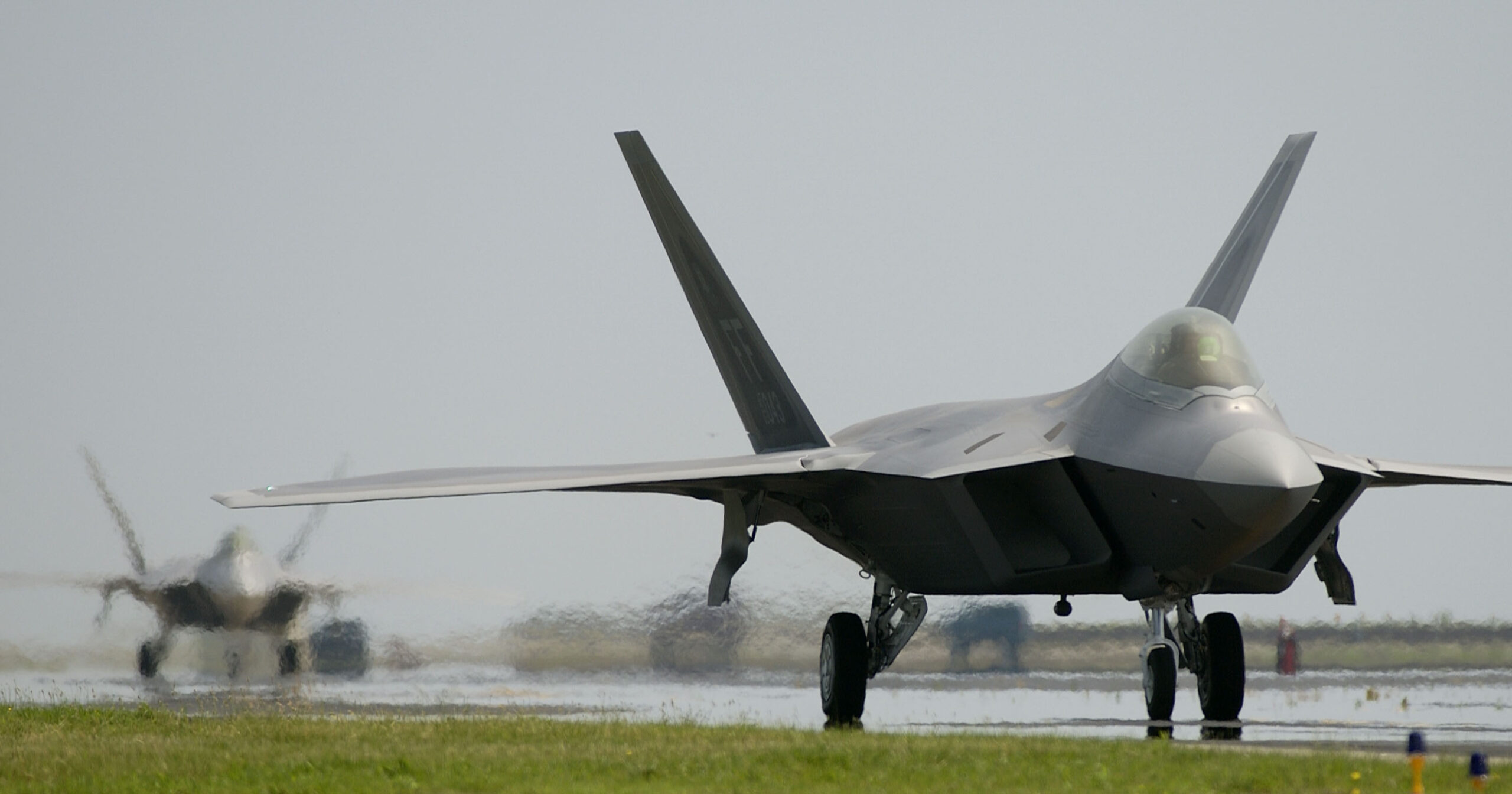 What happened to a Lockheed Martin-developed F-22 Raptor?