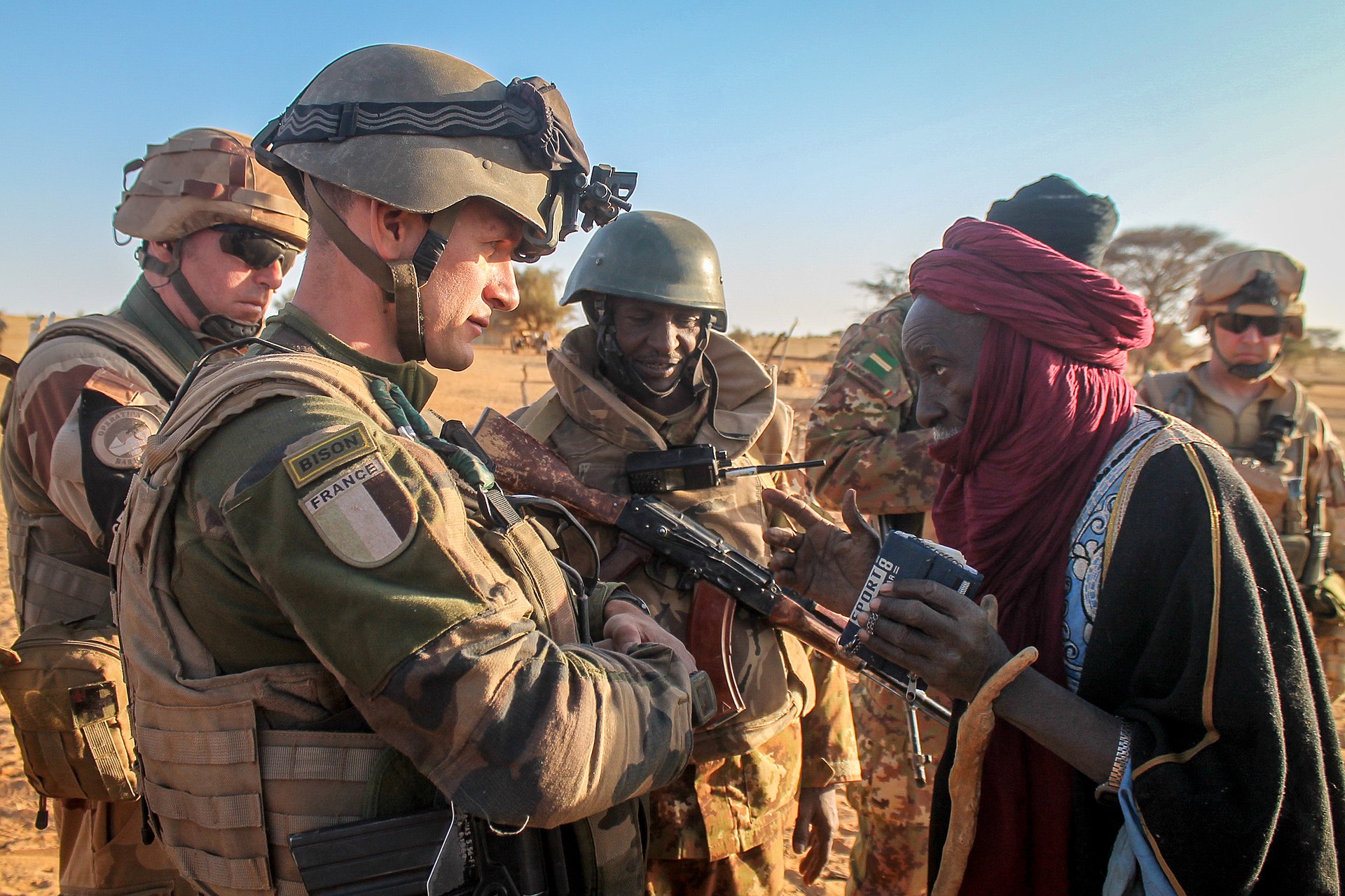 Because France does not reduce military intervention in the Sahel