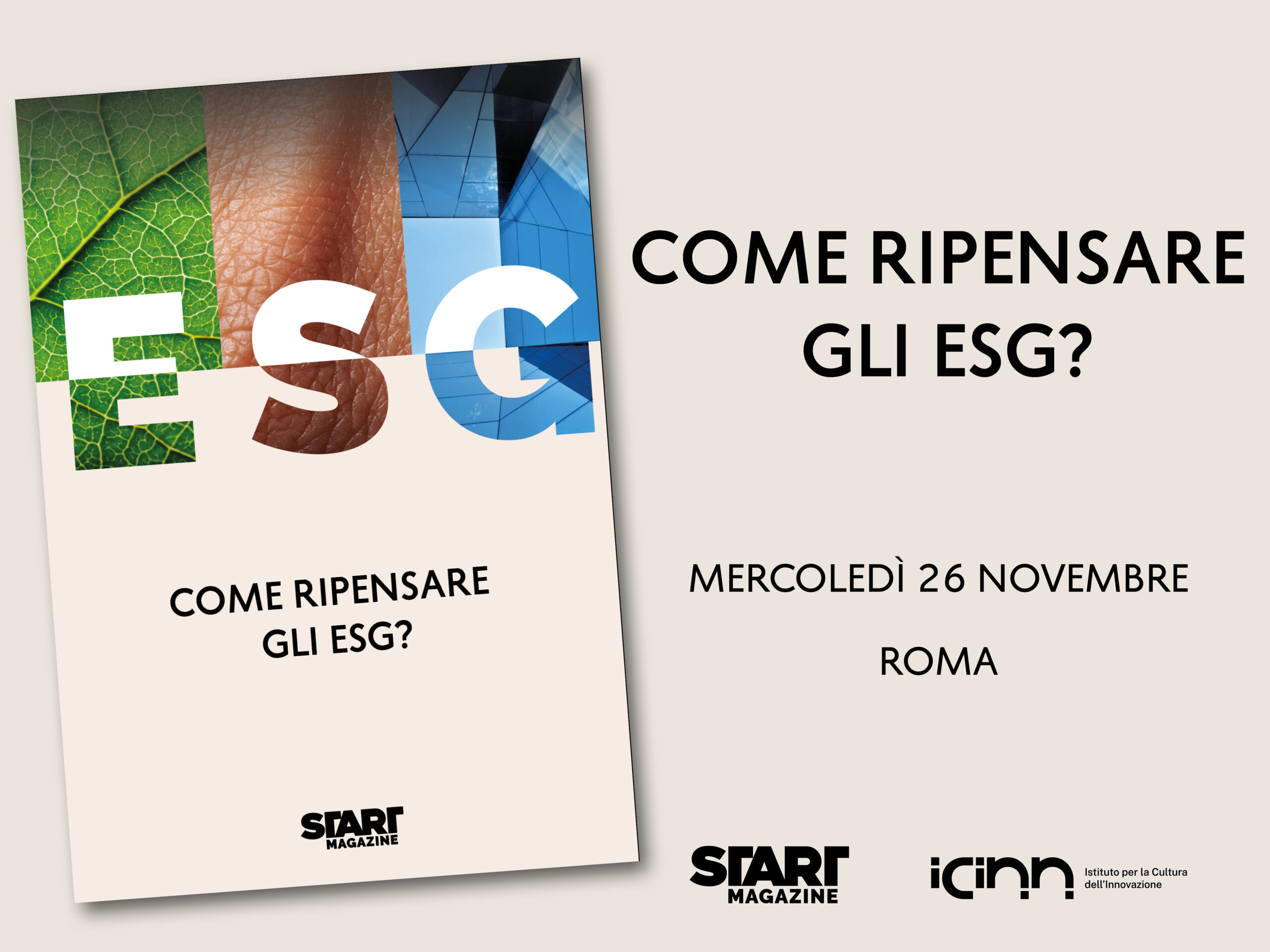 Come ripensare gli Esg? Il paper di Start Magazine ed Icinn