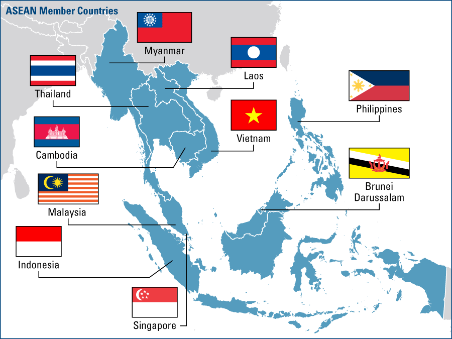 Perché i Paesi Asean sono stretti tra l’incudine americana e il martello cinese