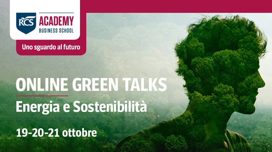 The second edition of the RCS Academy Online Green Talks-Energy and sustainability is starting