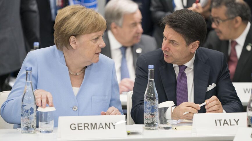 Merkel Conte Italia Germania