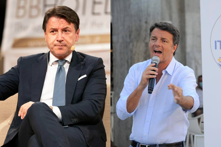 Who wins the war on social media between Renzi and Conte. Spin Factor Report