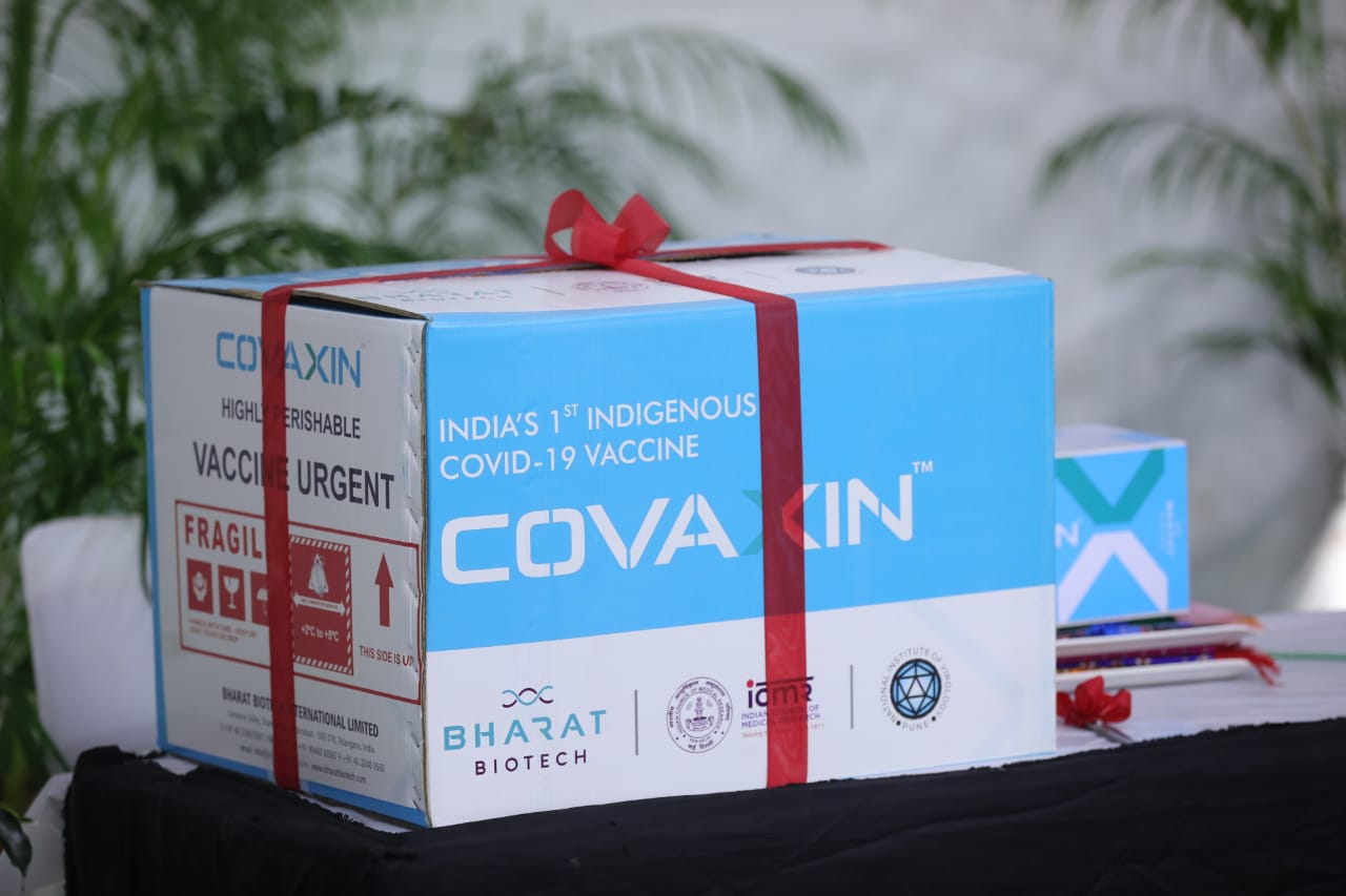 Covaxin, because the WHO said yes to the vaccine made in India