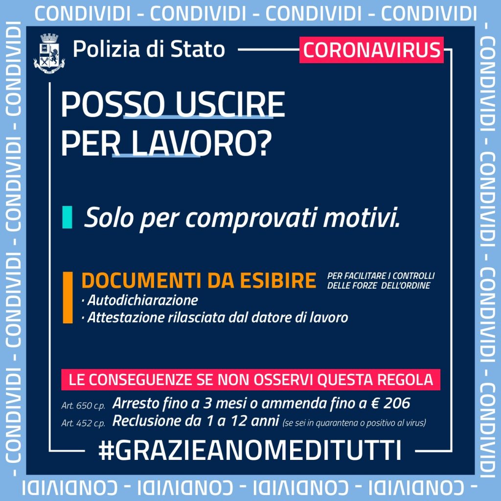 coronavirus consigli polizia 1