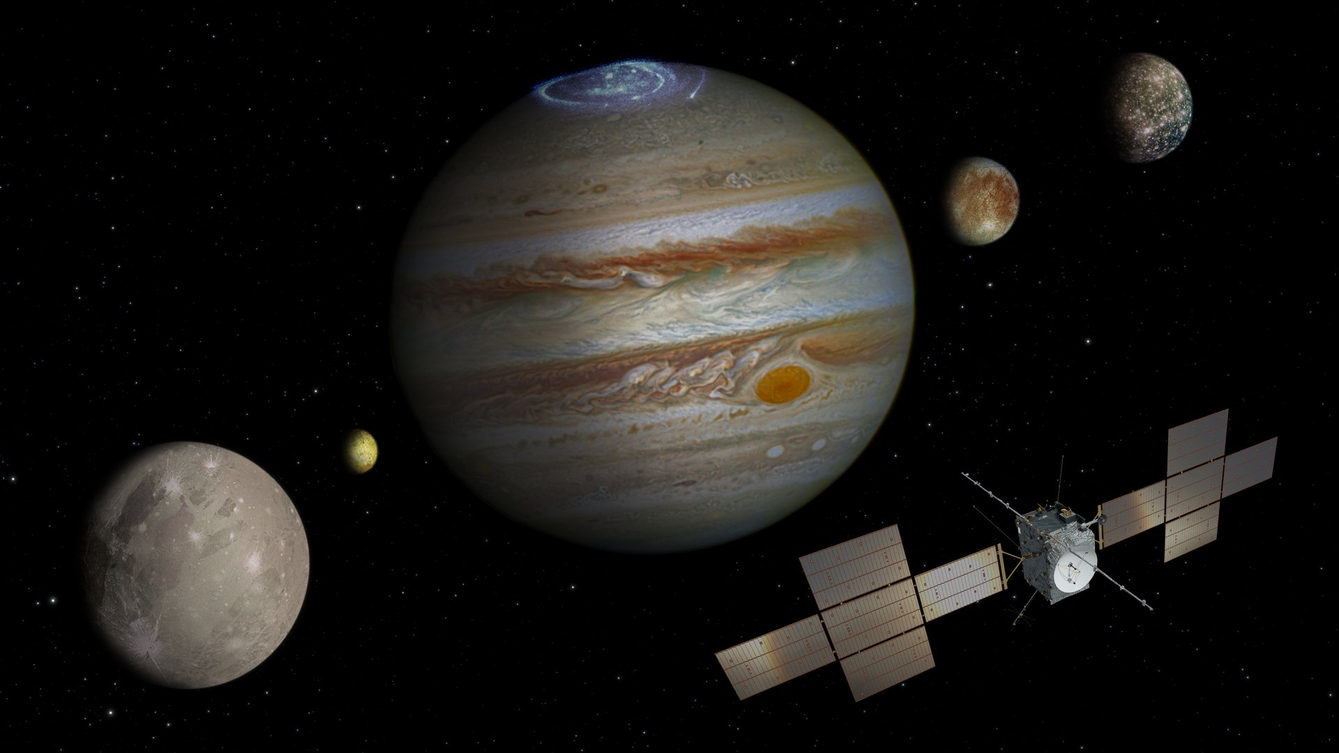 Juice, because the launch of the ESA mission to Jupiter has been postponed