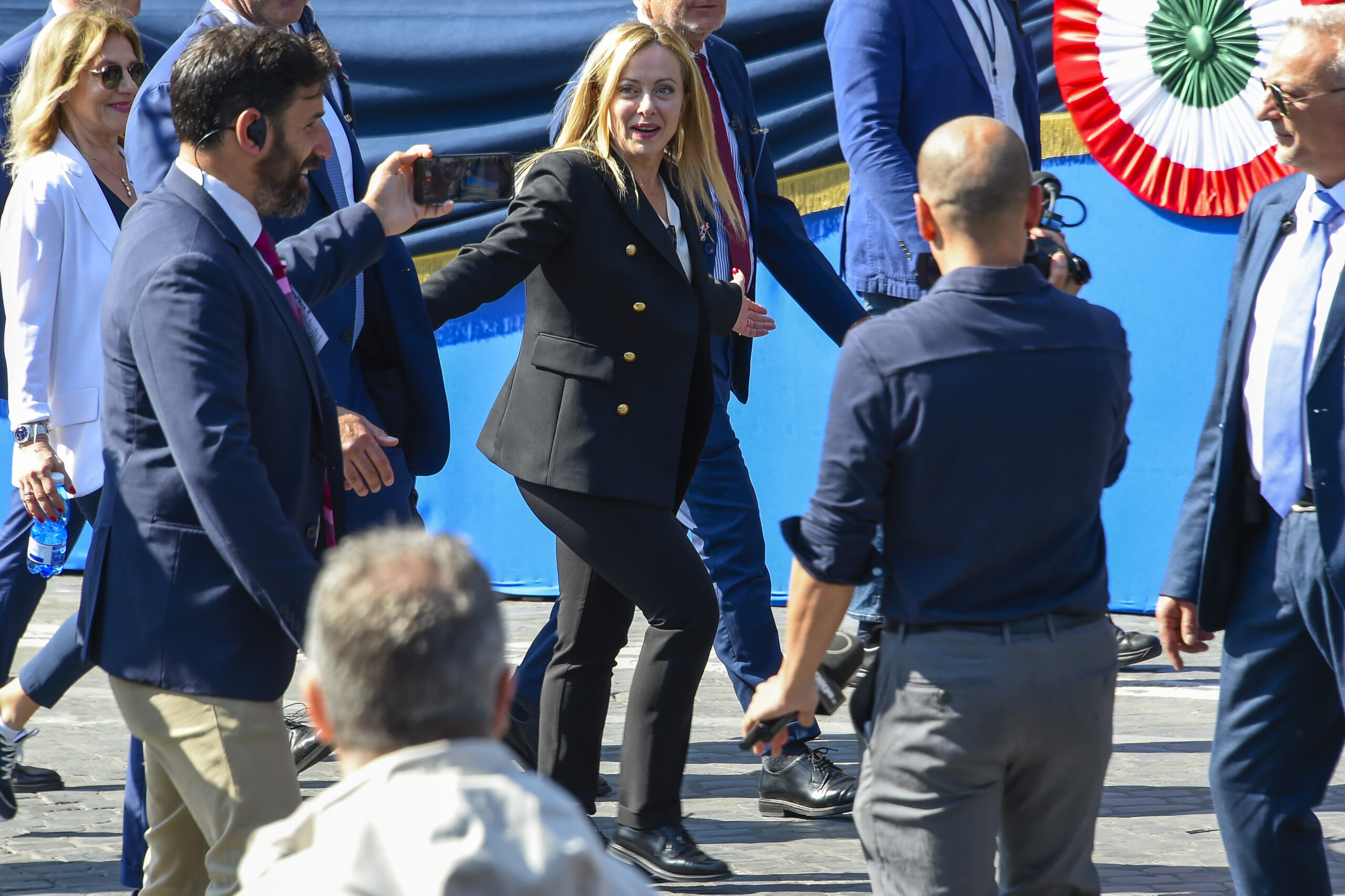 La festa di Giorgia Meloni alla Festa della Repubblica