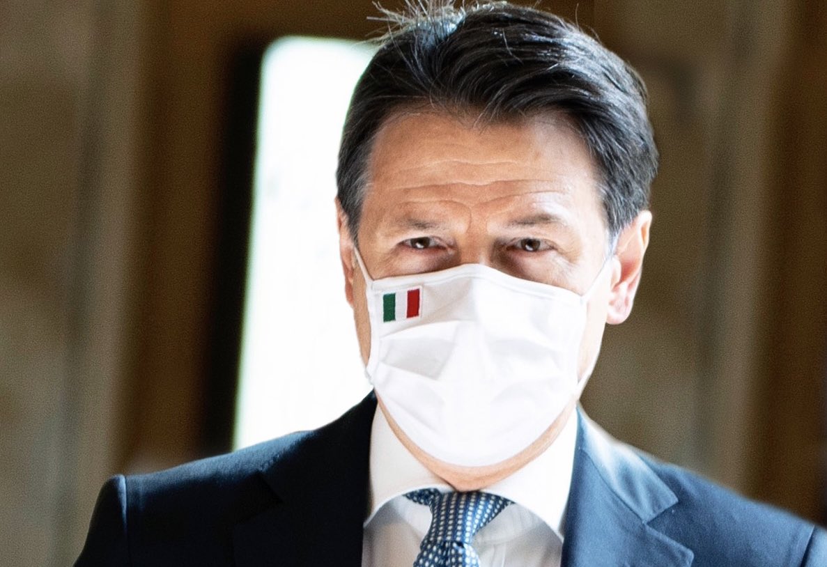 Giuseppe Conte, the arch Italian