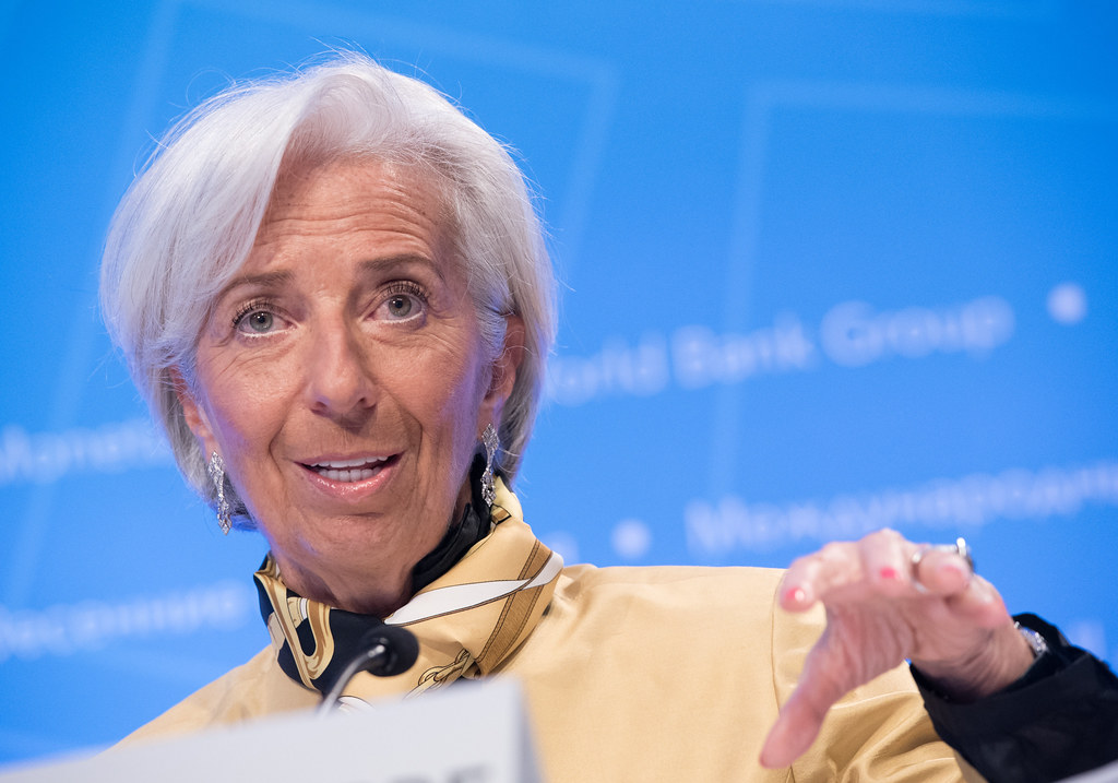 Because the ECB cannot go bankrupt or run out of money. Word of Lagarde