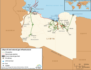 Libia, infrastrutture energetiche