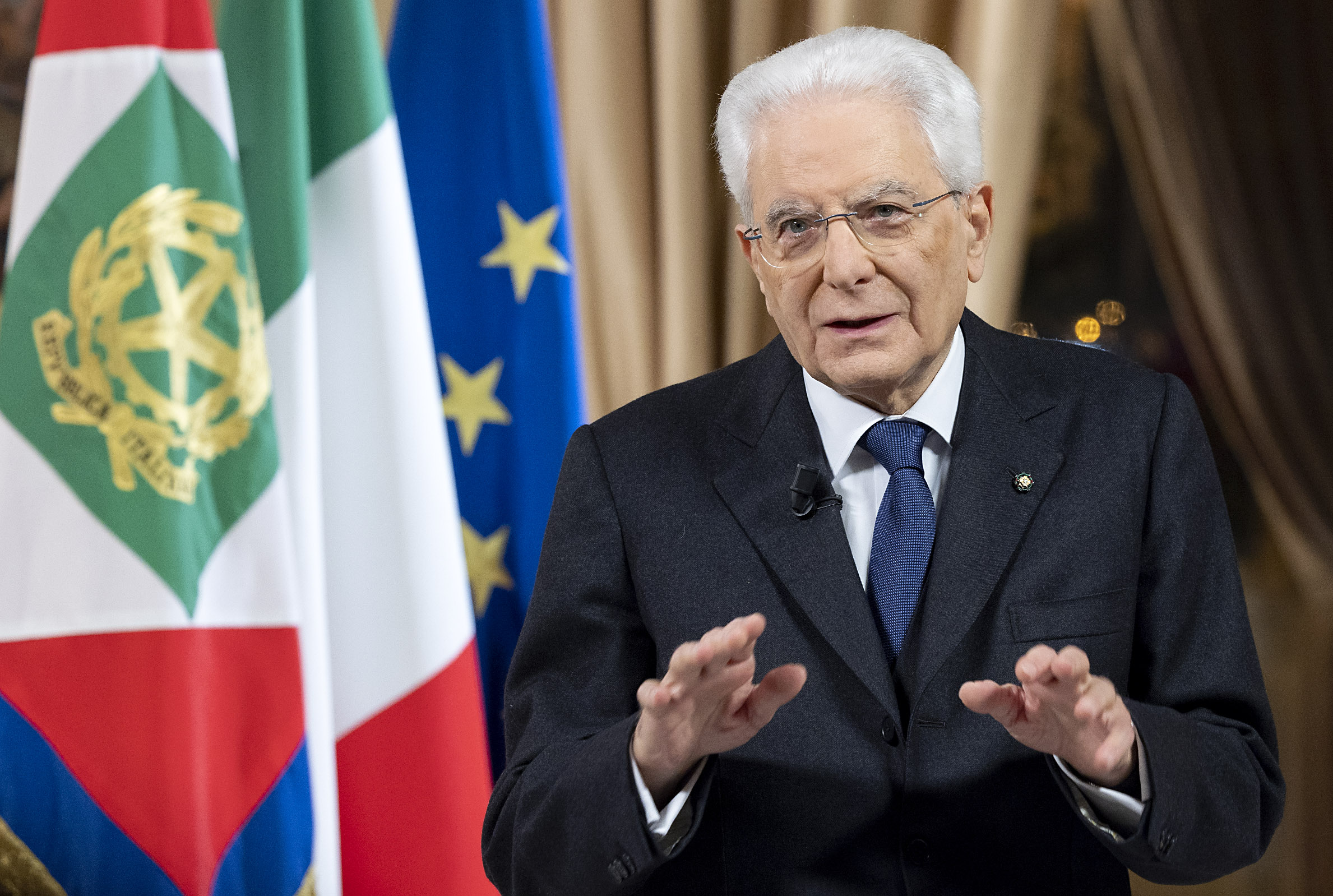 Sergio Mattarella's (optimistic) message