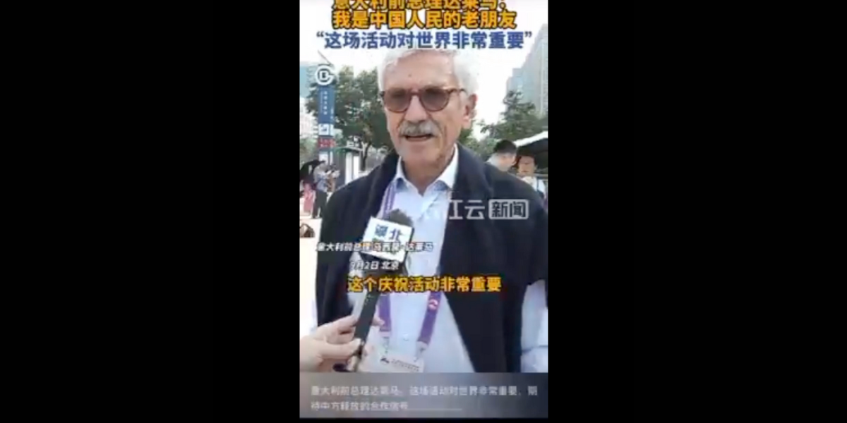 d'alema pechino