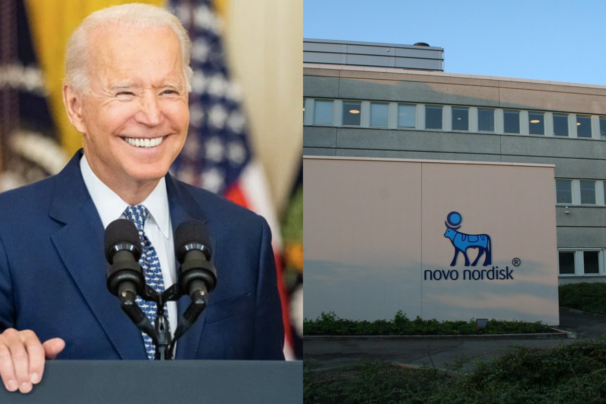 Is Biden celebrating Novo Nordisk?