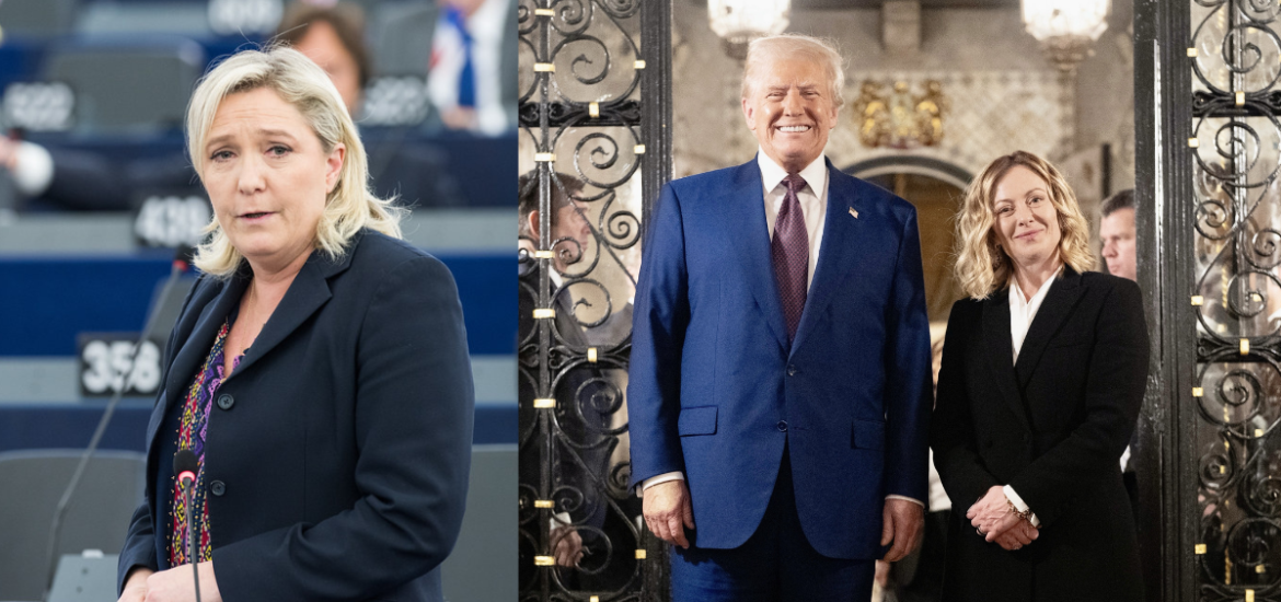 trump meloni le pen