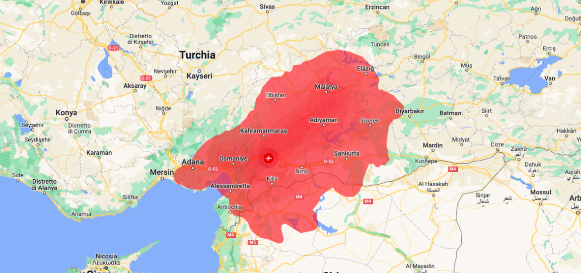 Terremoto Turchia