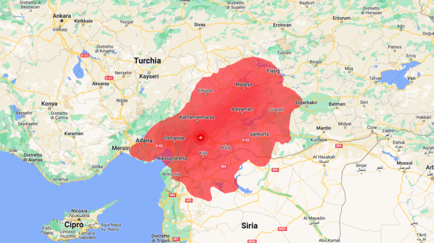 Terremoto Turchia