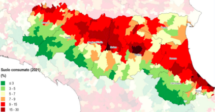 Consumo Suolo Emilia Romagna