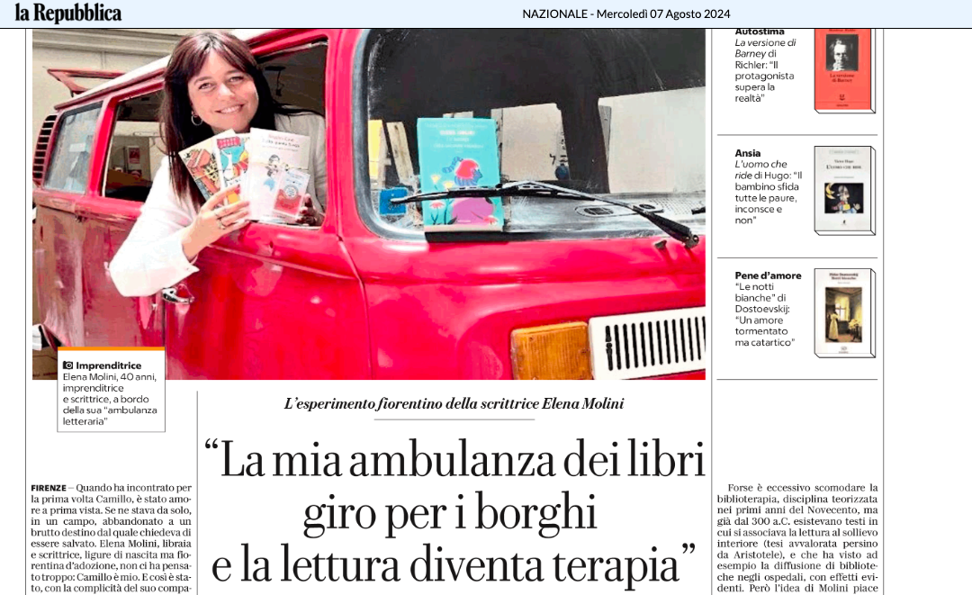 Cara Repubblica, ma dove vai se il Bibliobus non ce l’hai