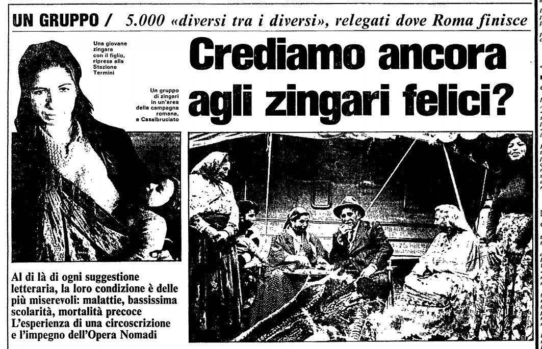 I Rom a Roma? Correva l’anno 1984 e…