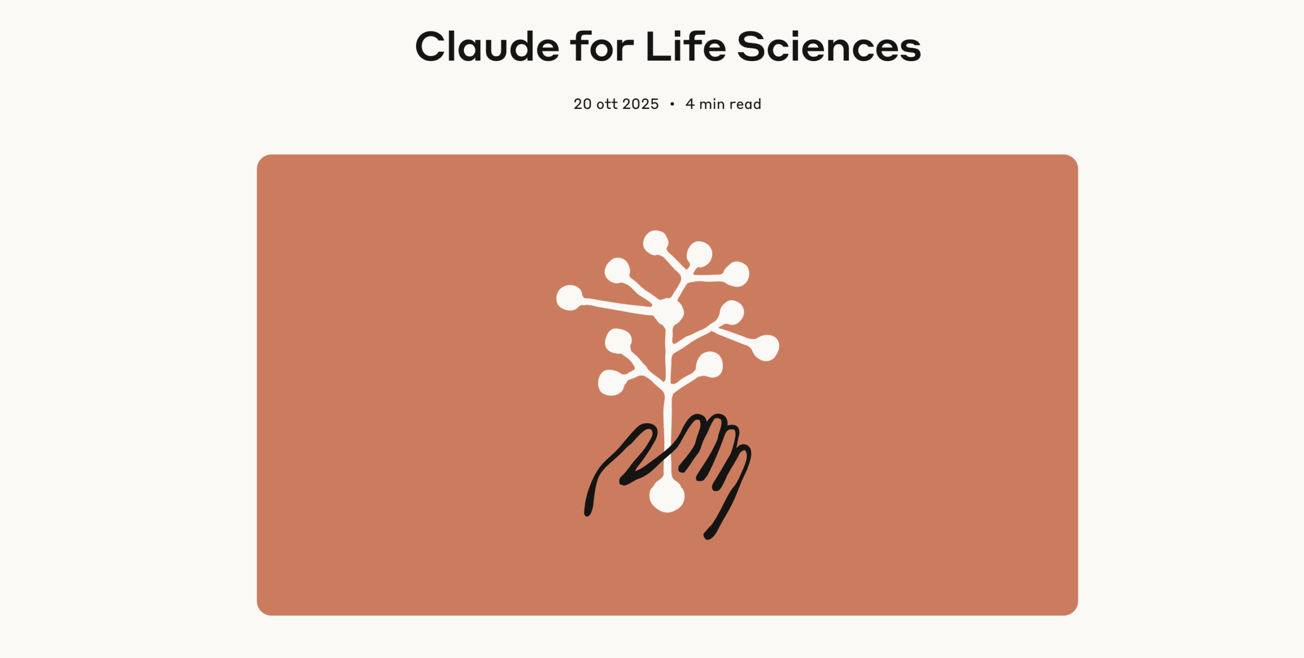 anthropic life science