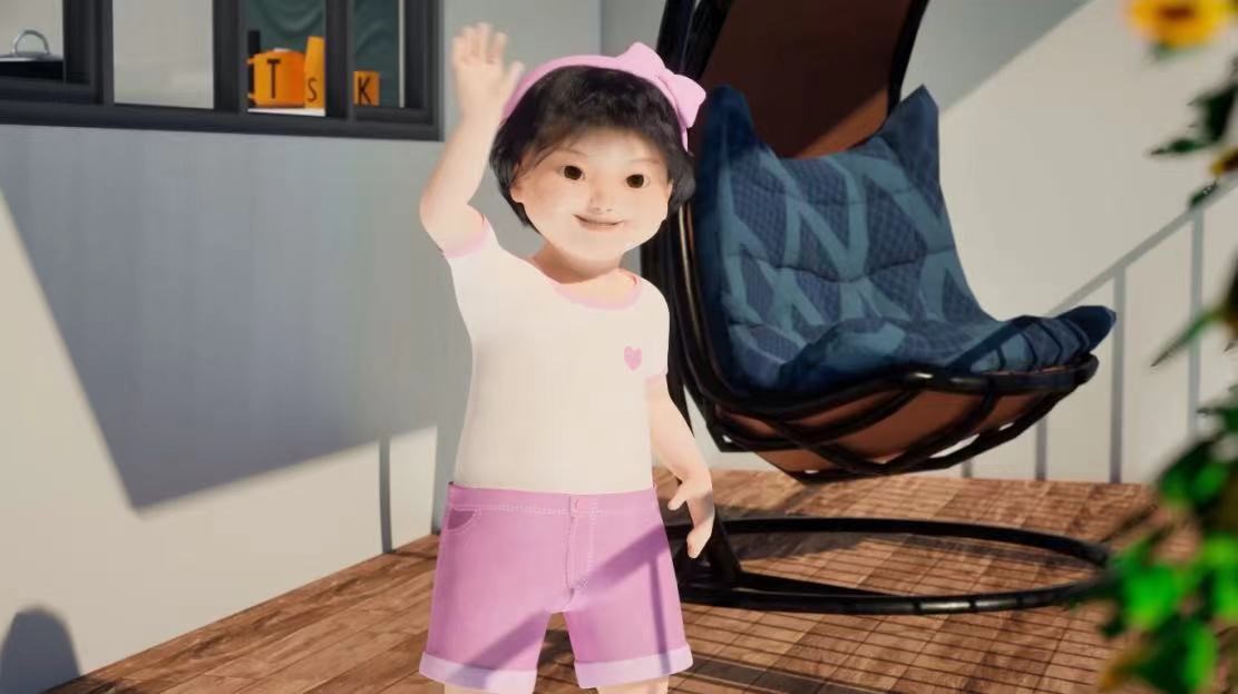 bambina intelligenza artificiale