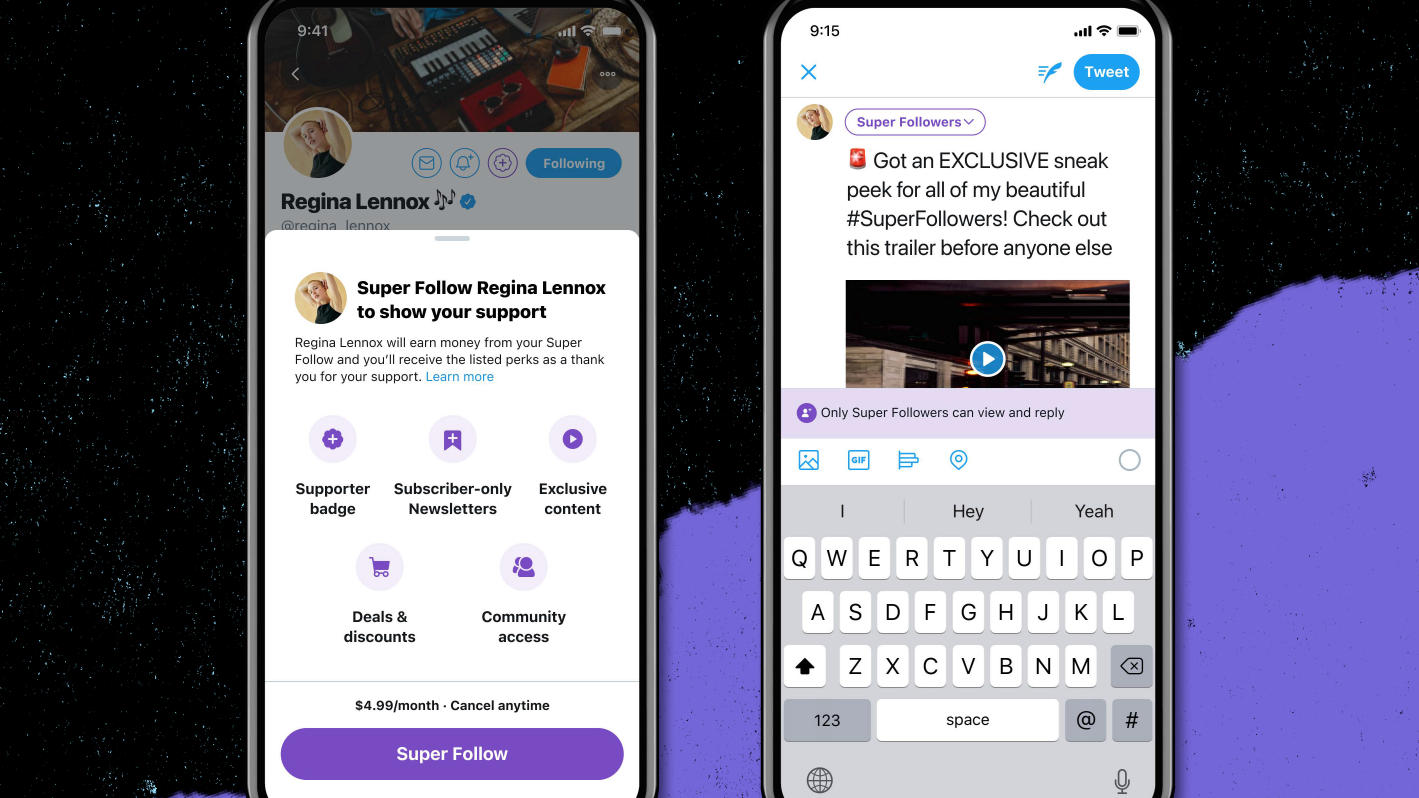 Twitter will launch Super Follows for paid tweets