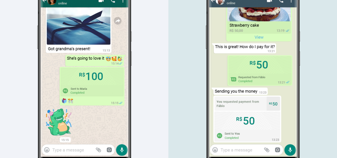 WhatsApp Pay Brasile