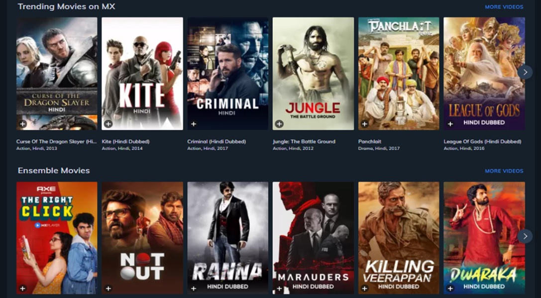 Amazon now looks to Indian Mx Player streaming