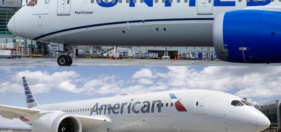american airlines united