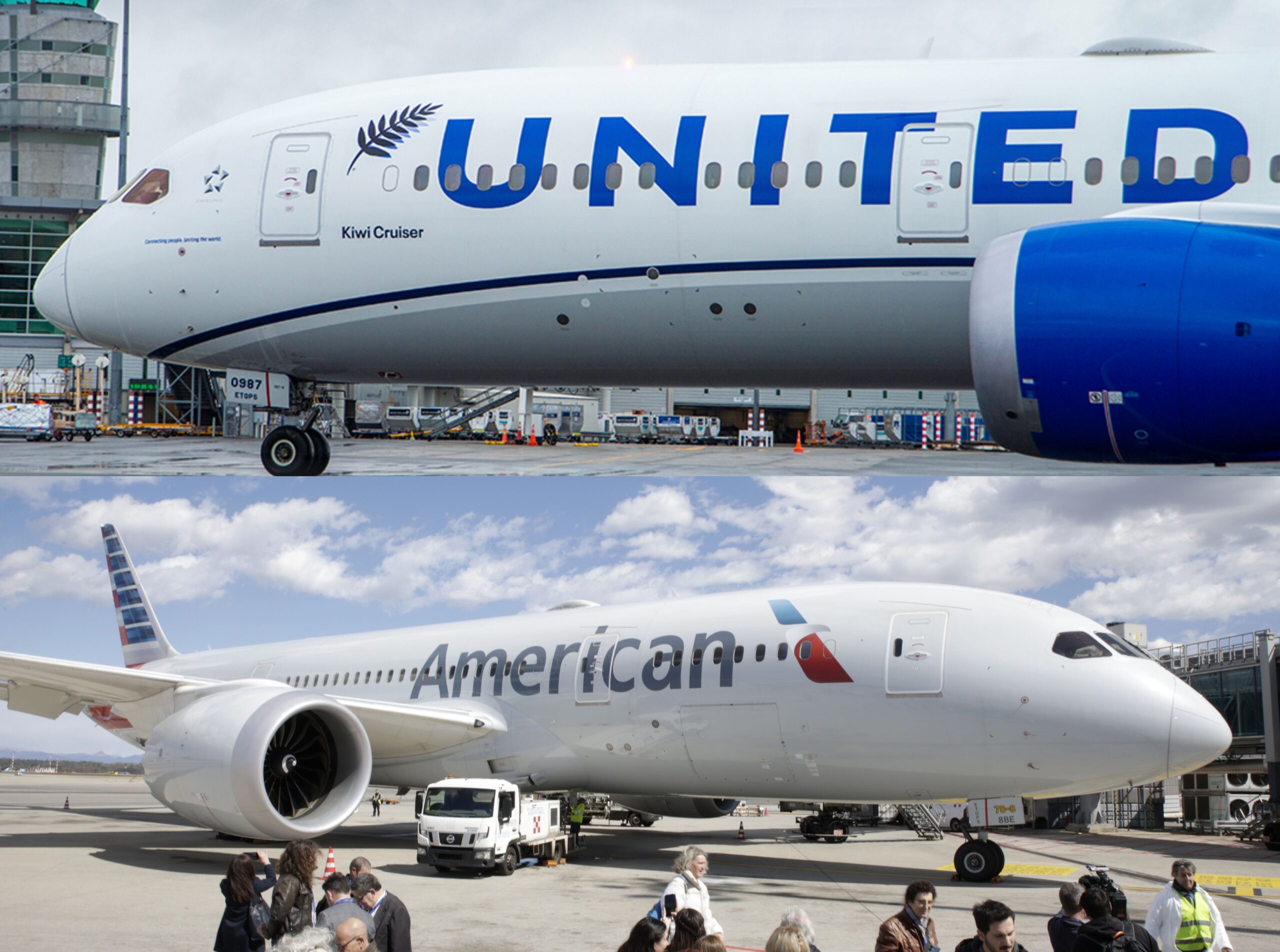 american airlines united