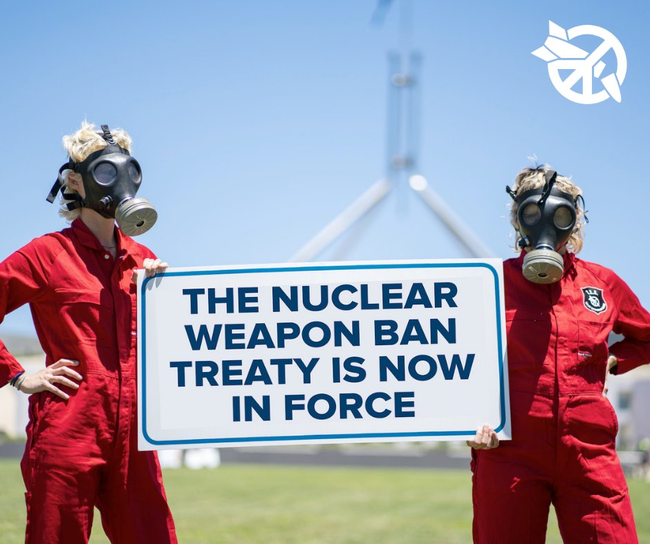 Because the nuclear weapons prohibition treaty (Tpan) is symbolic