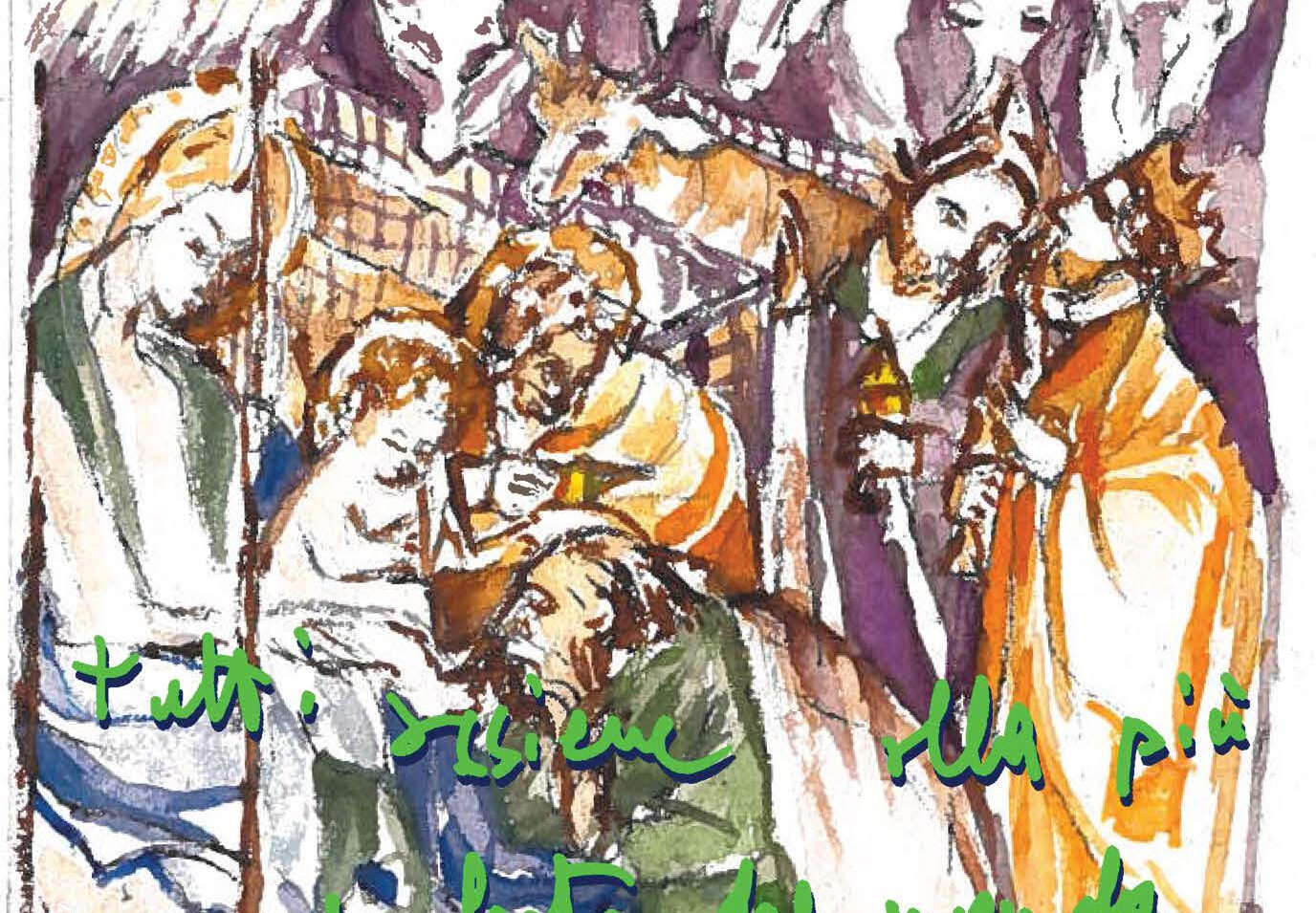 I biglietti di Natale di Bossi raccontano la storia della Lega (e quella del Senatùr)