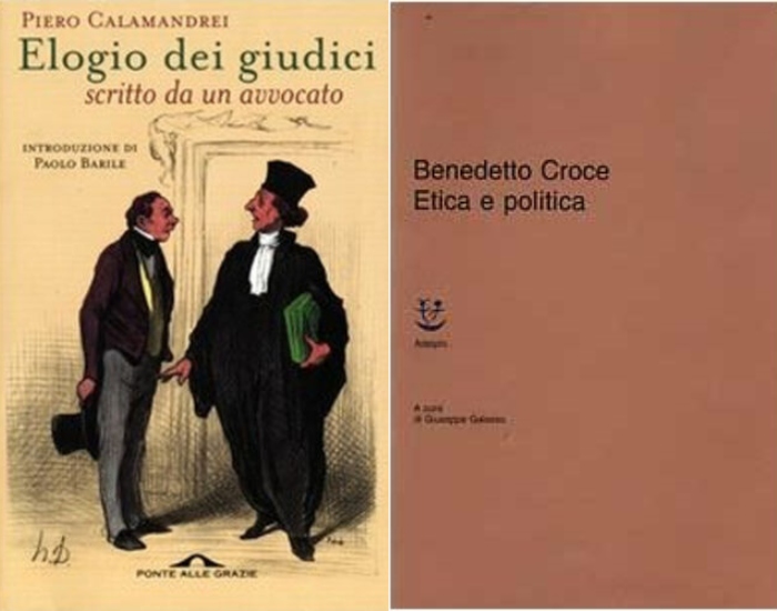 Calamandrei, Falcone, Cassese and the reform of justice. Croce and political honesty