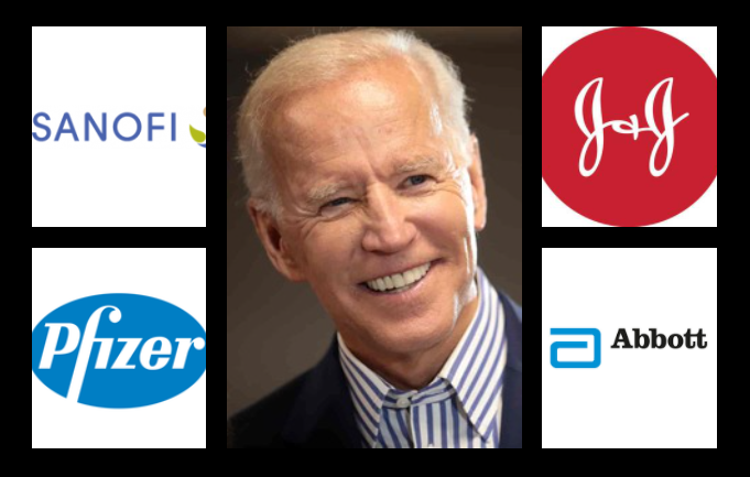 Astrazeneca, Pfizer, Sanofi, Roche and more. Here are the pharmaceutical giants who funded Biden