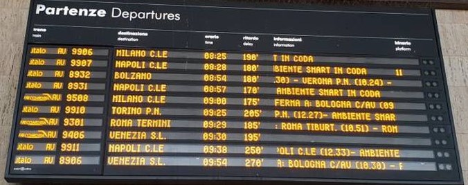 Rete ferroviaria in tilt. Che cosa è successo