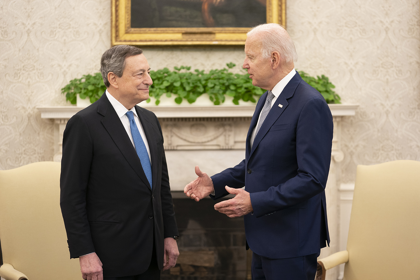 What Draghi said to Biden