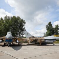f-16 ucraina distrutto