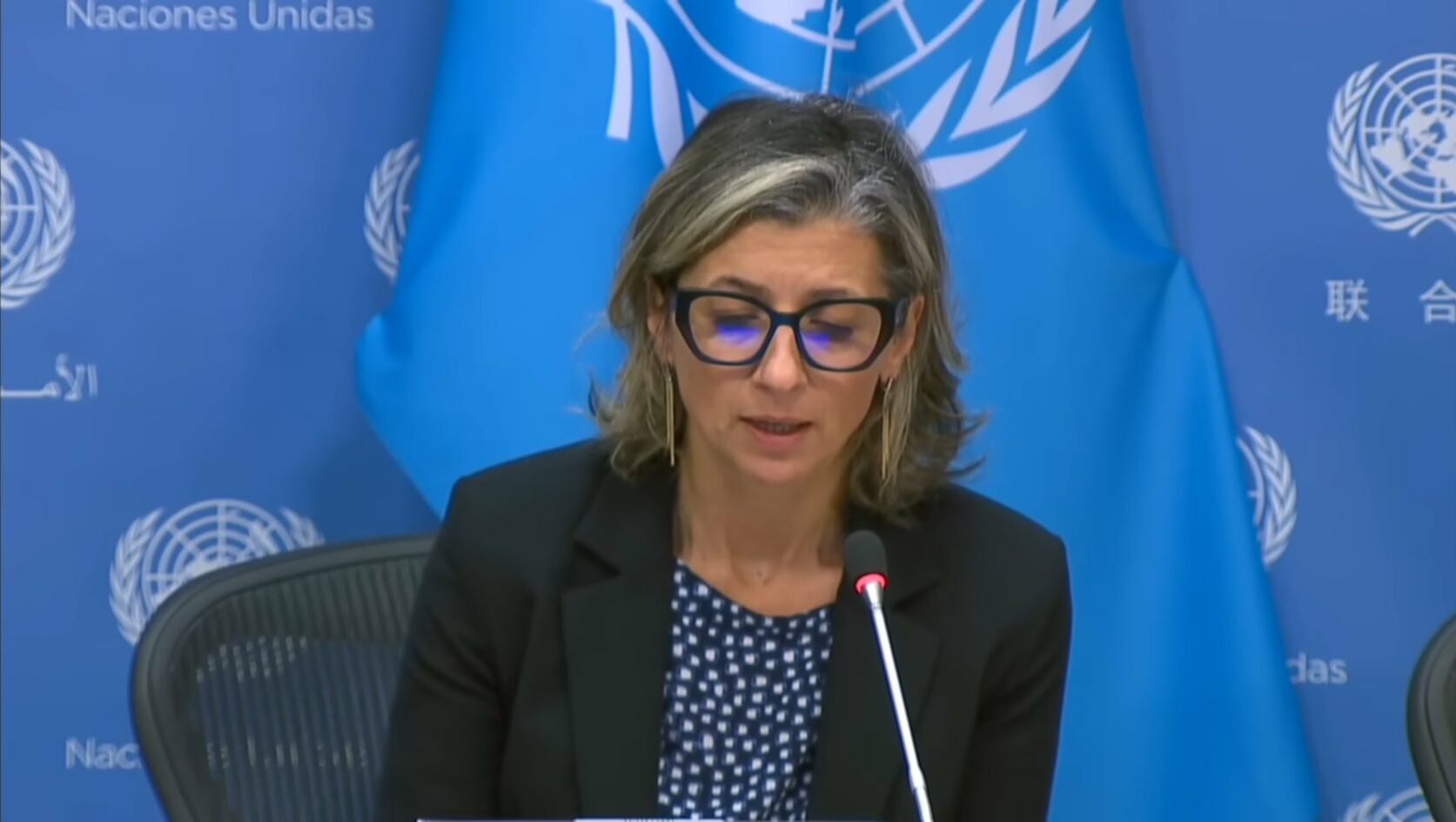 Albanian member of the UN pranks Israel and Hamas?