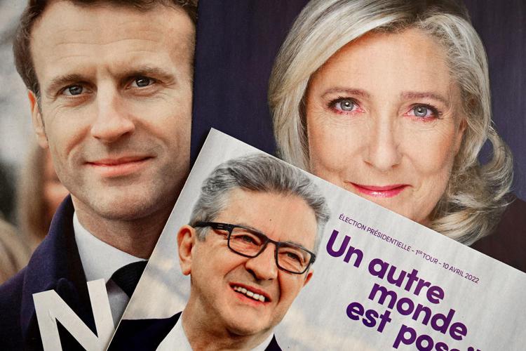 Macron le pen melenchon