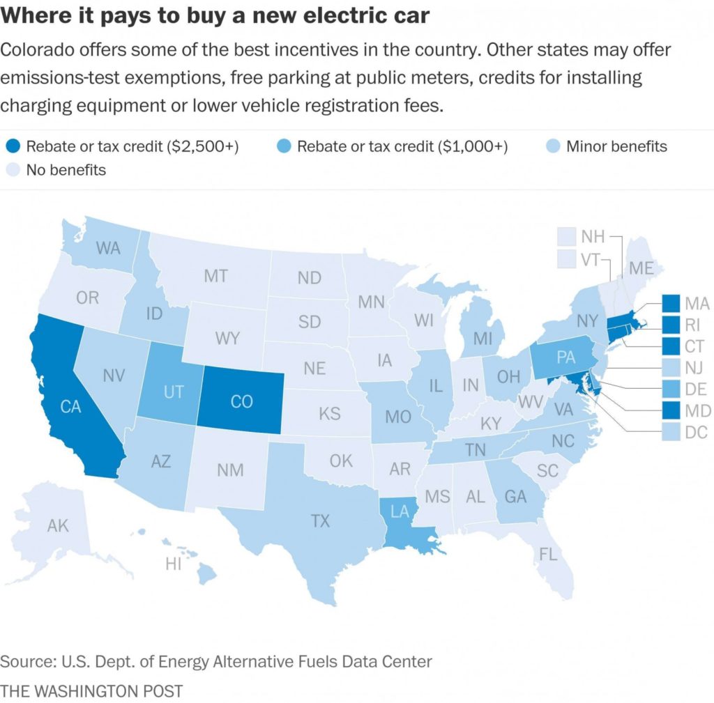 auto elettrica Usa