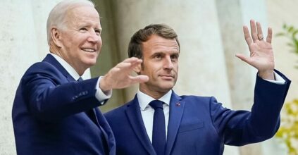 Macron Biden