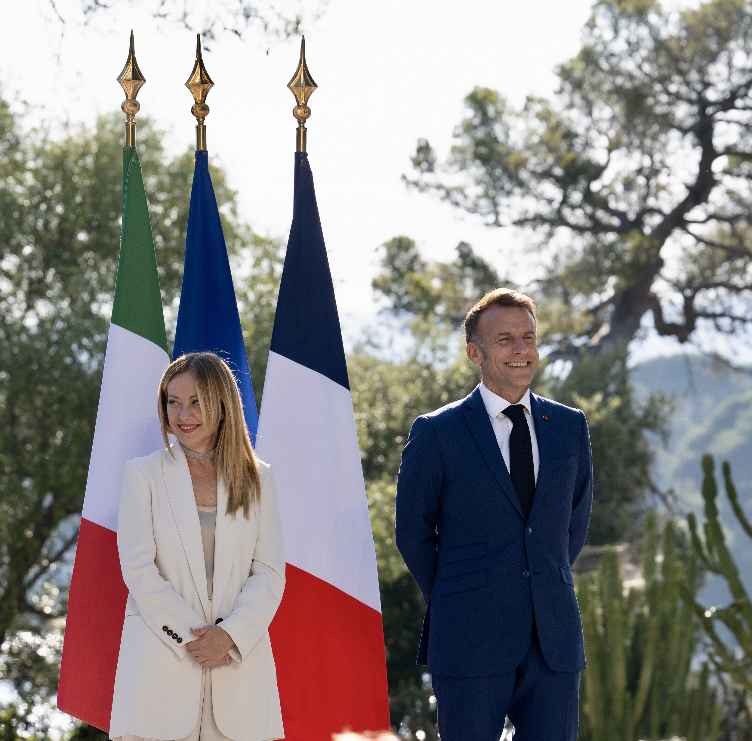 francia italia spazio