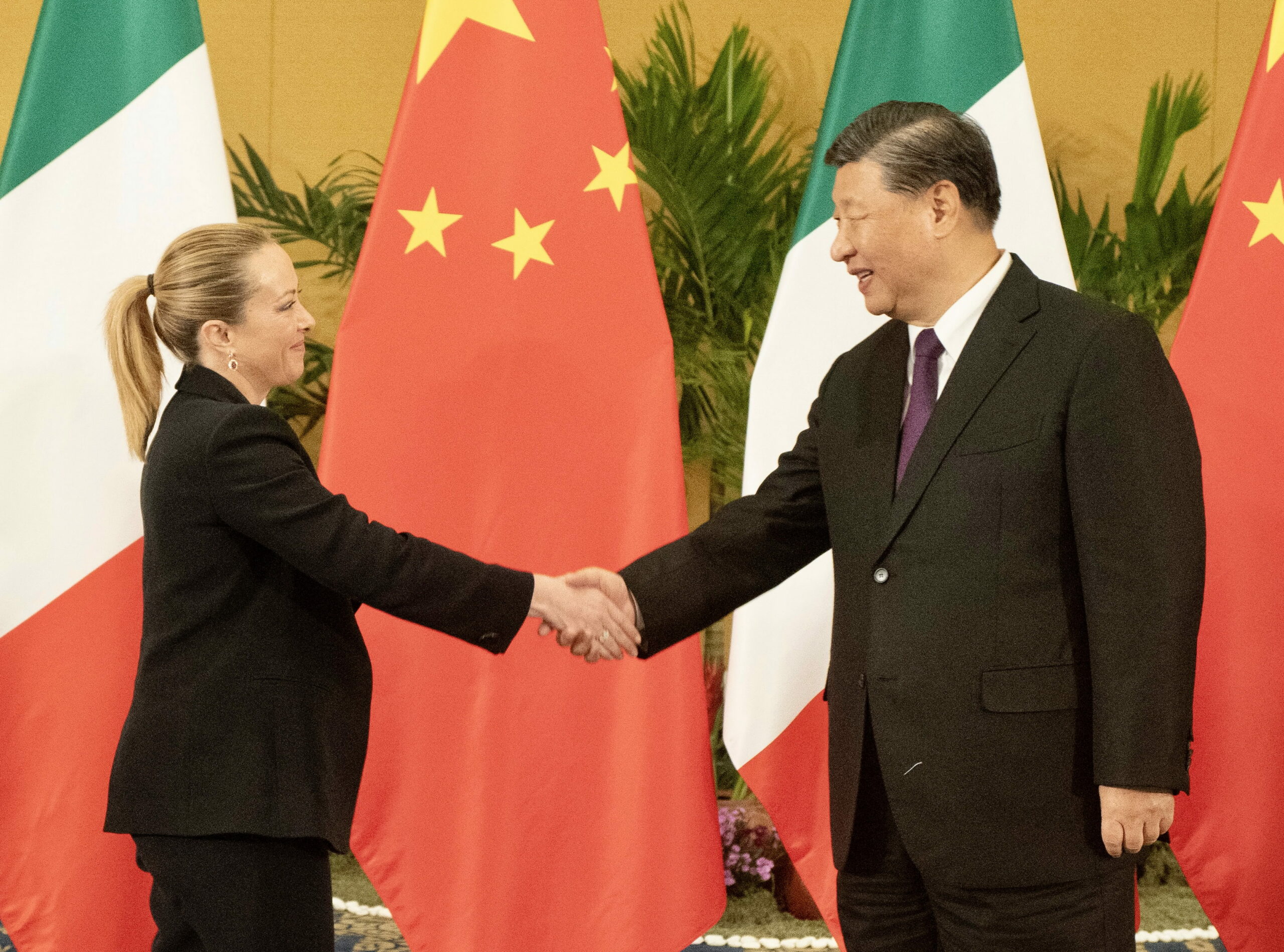 How are trade relations between Italy and China going?