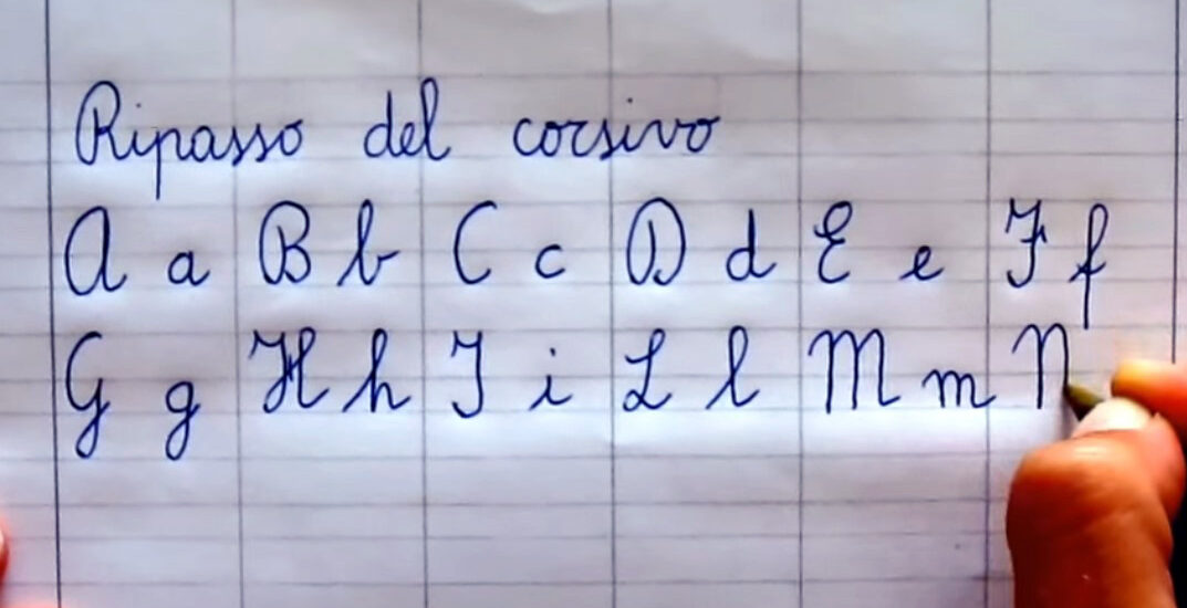 corsivo scuola