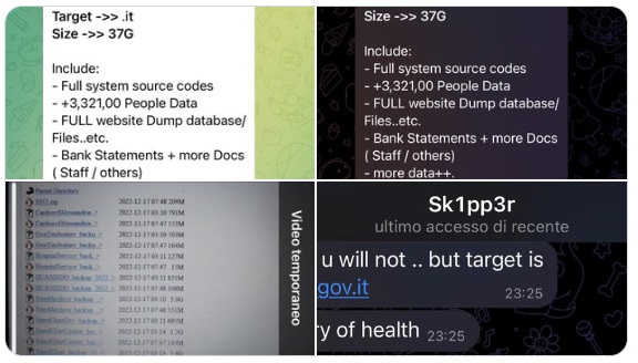 This is how the data stolen from the Ministry of Health ended up on sale on Telegram