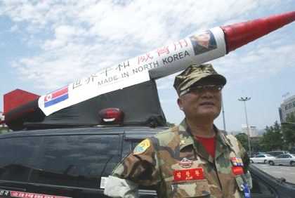 Risultati immagini per immagine di missili della corea del nord