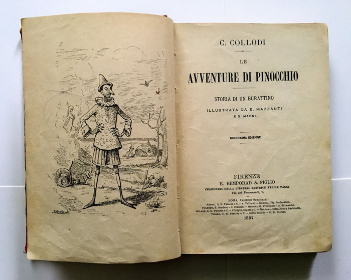 Rileggendo “Le avventure di Pinocchio” di Carlo Collodi (piccola enciclopedia dei nostri vizi nazionali)