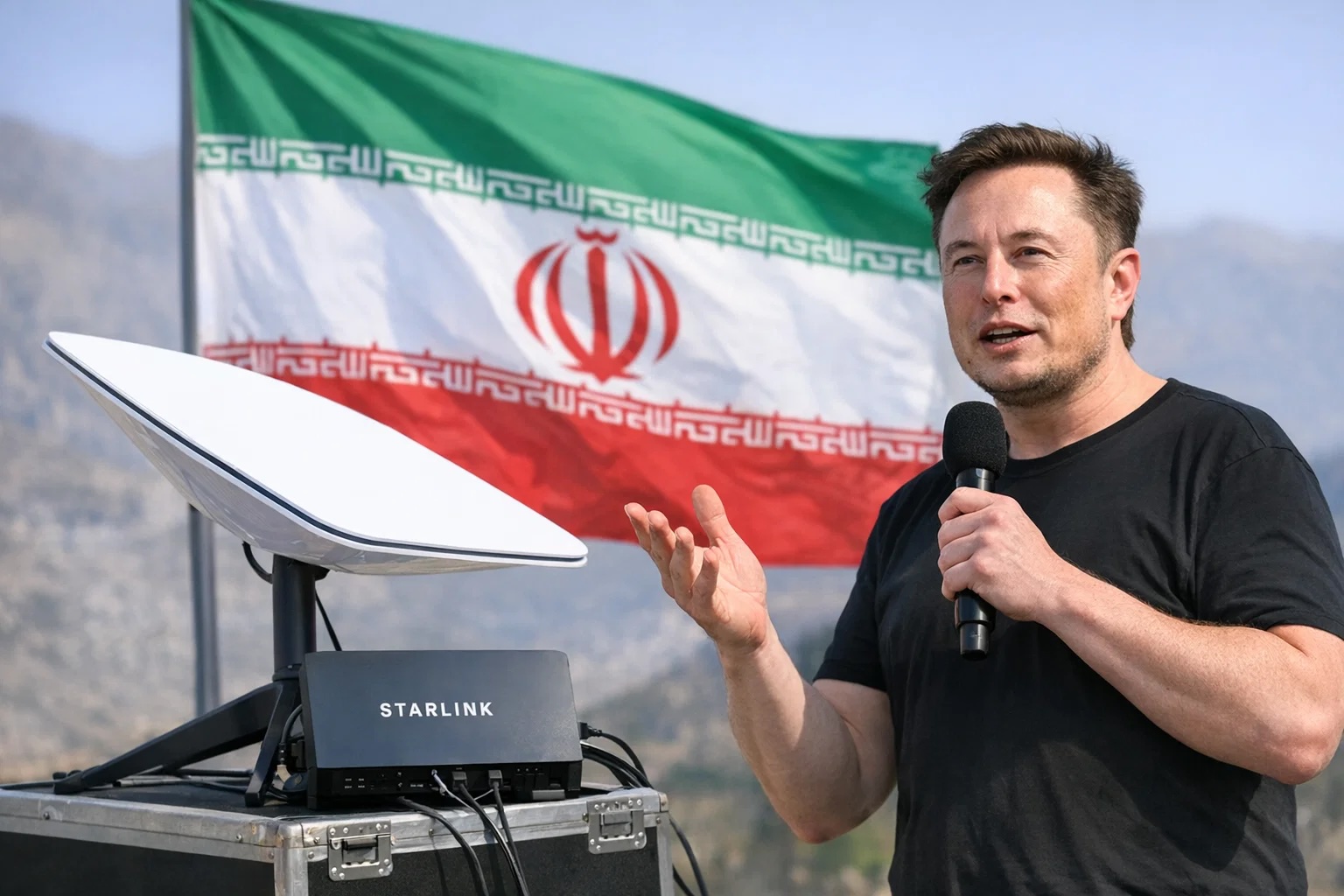starlink musk iran