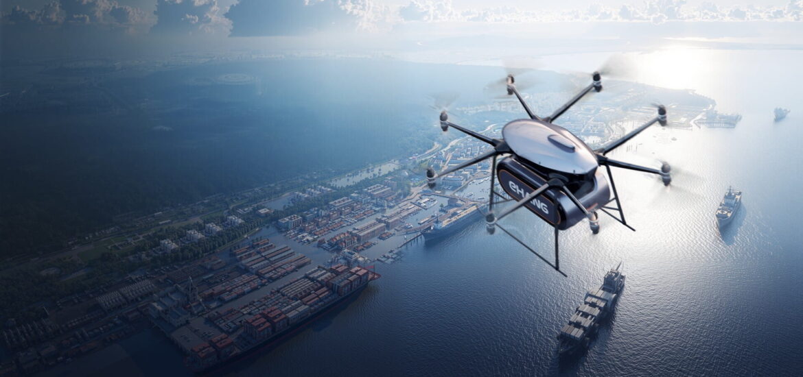 taxi volanti ehang