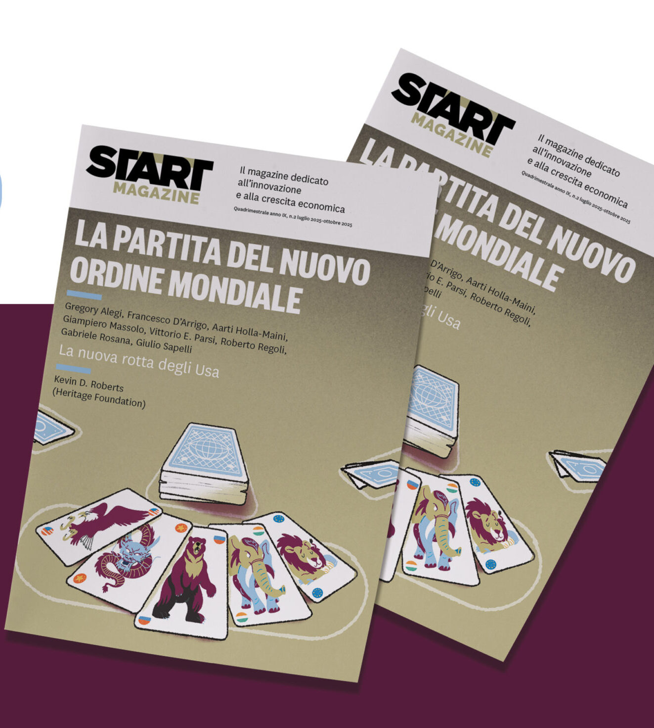 La partita del nuovo ordine mondiale: il quadrimestrale di Start Magazine